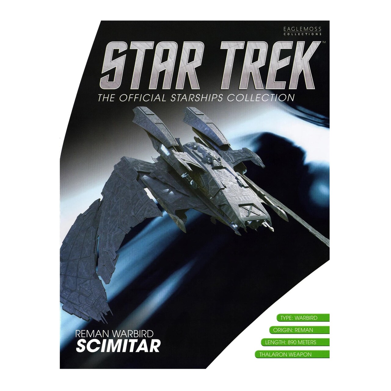 Eaglemoss Star Trek Starships Reman Warbird Scimitar Magazine